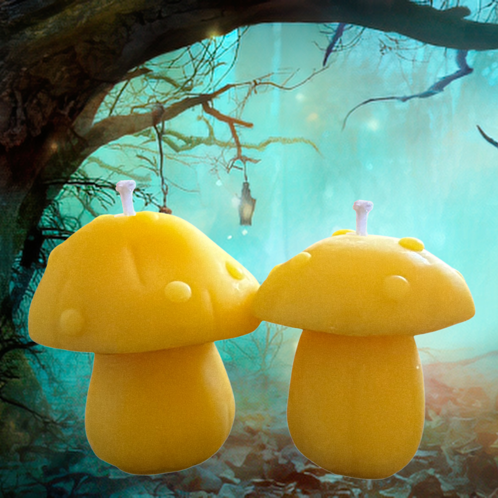Enchanted Mushroom Candle | Handmade Woodland Candle | Custom Scent & Color
