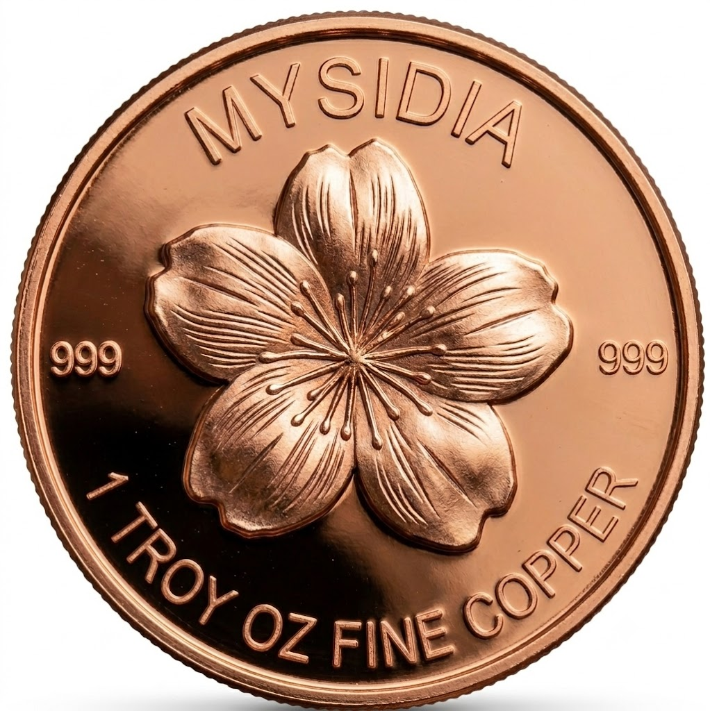 100 Pack Kami-Chan Copper Coin | Mysidia Collection | 1 Troy oz Fine Copper Round (Copy) - Image 2